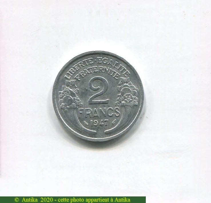 2 FRANCS MORLON Aluminium