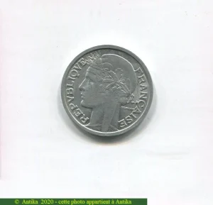 2 FRANCS MORLON Aluminium