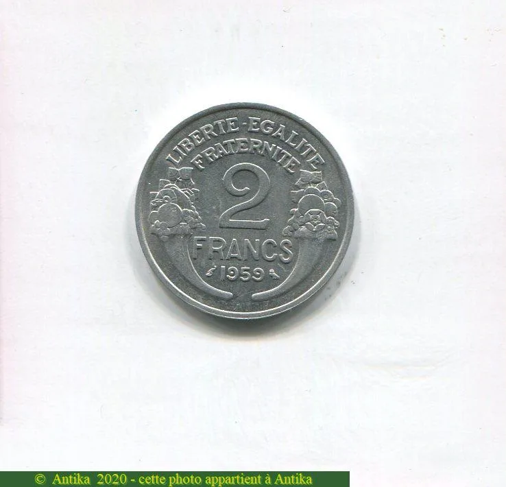 2 FRANCS MORLON Aluminium