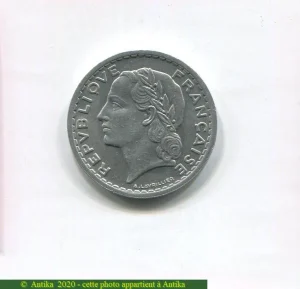 5 FRANCS LAVRILLIER Aluminium