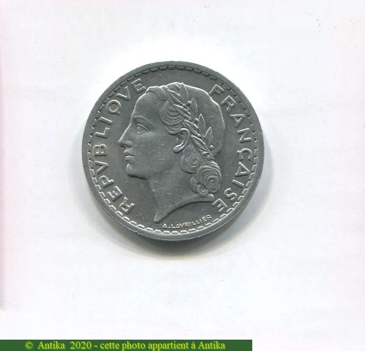 5 FRANCS LAVRILLIER Aluminium