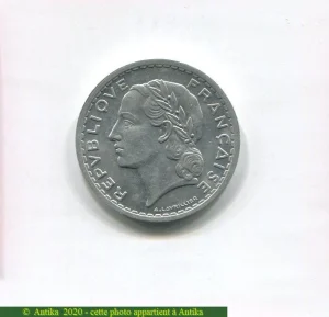 5 FRANCS LAVRILLIER Aluminium