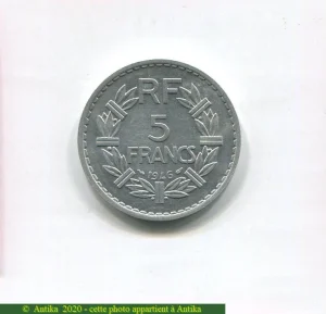 5 FRANCS LAVRILLIER Aluminium