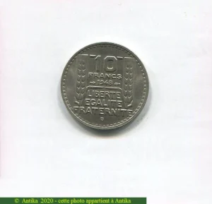 10 FRANCS TURIN Cupro-nickel
