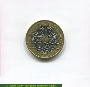 20 FRANCS JEUX MEDITERRANEENS