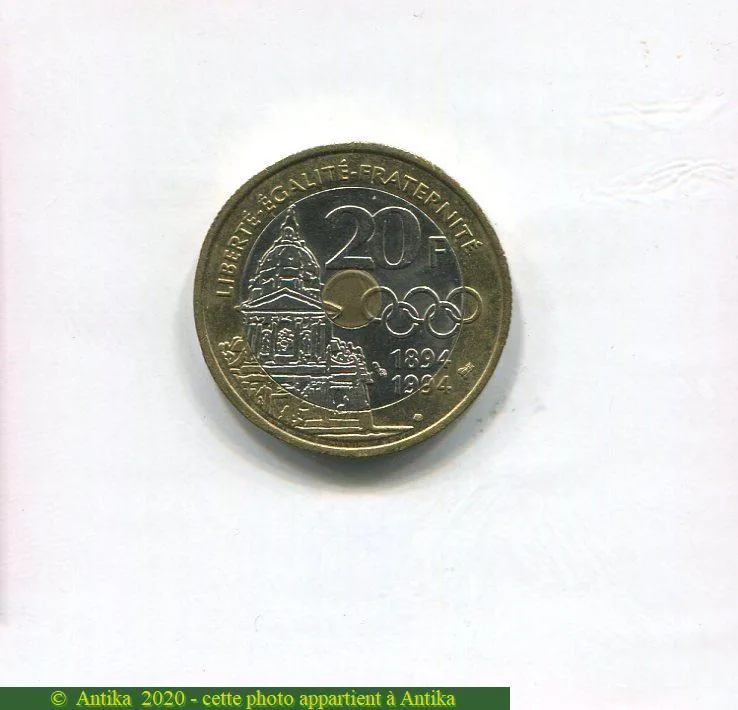 20 FRANCS PIERRE DE COUBERTIN