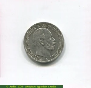 2 MARK Argt GUILLAUME I er A:Berlin RARE