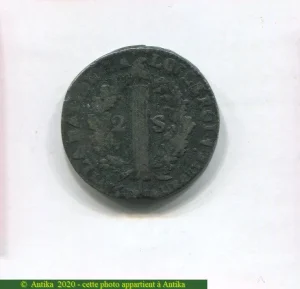 2 SOLS FRANCOIS, An 3 à 5 LOUIS XVI