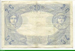 20 FRANCS NOIR - Type 1873