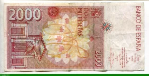 2000 Pesetas José Celestino Mutis * *