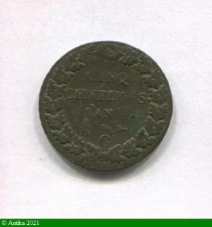 5 CENTIMES DUPRE