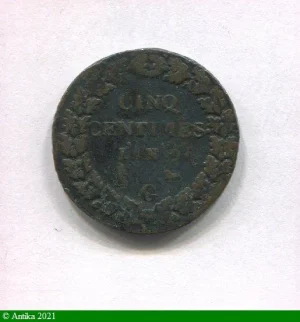 5 CENTIMES DUPRE