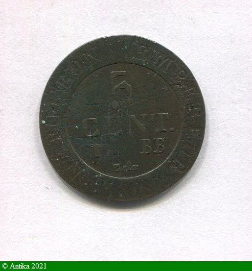 5 CENTIMES NAPOLEON Ier Strasbourg