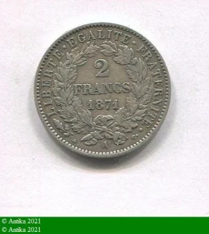 2 FRANCS CERES avec légende