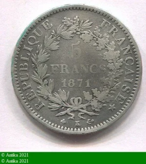 5 FRANCS HERCULE