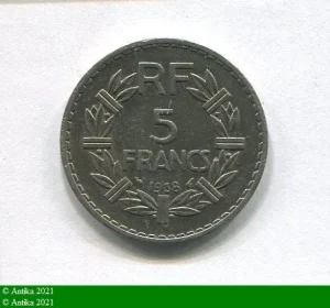 5 FRANCS LAVRILLIER Nickel