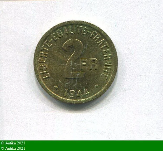2 FRANCS PHILADELPHIE