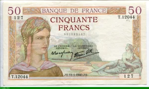 50 FRANCS CERES - Type 1933 modifié
