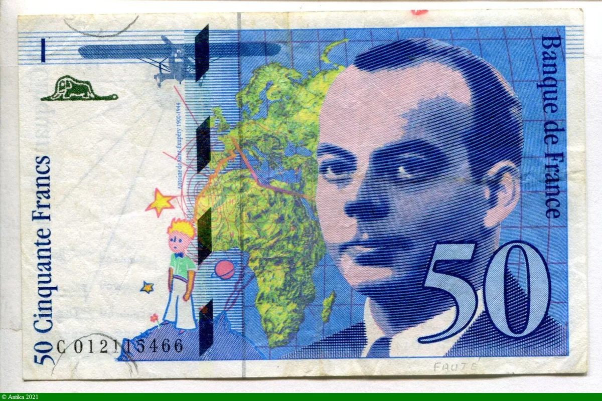 50 FRANCS SAINT-EXUPERY - Type 1992