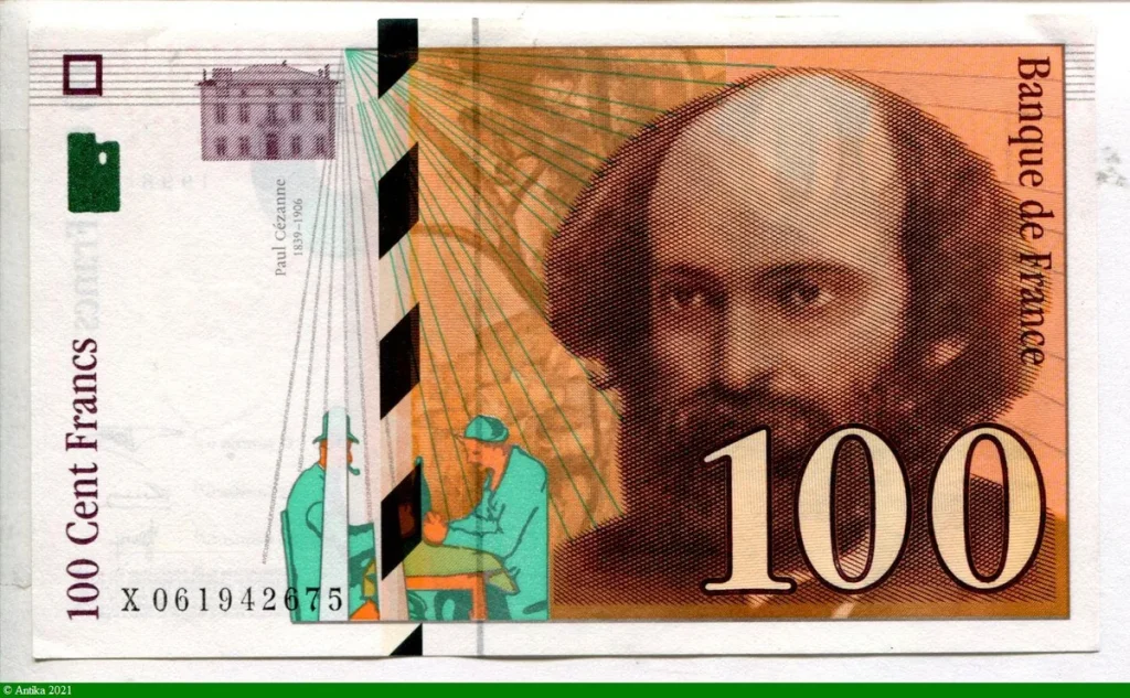 100 FRANCS CEZANNE -Type 1997