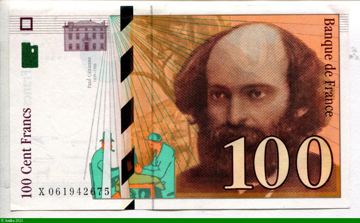 100 FRANCS CEZANNE -Type 1997