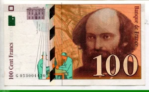 100 FRANCS CEZANNE -Type 1997