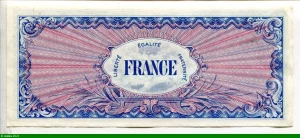 50 FRANCS Verso "France"