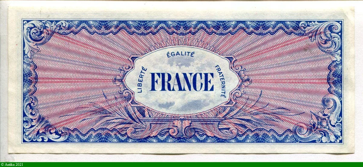 50 FRANCS Verso "France"