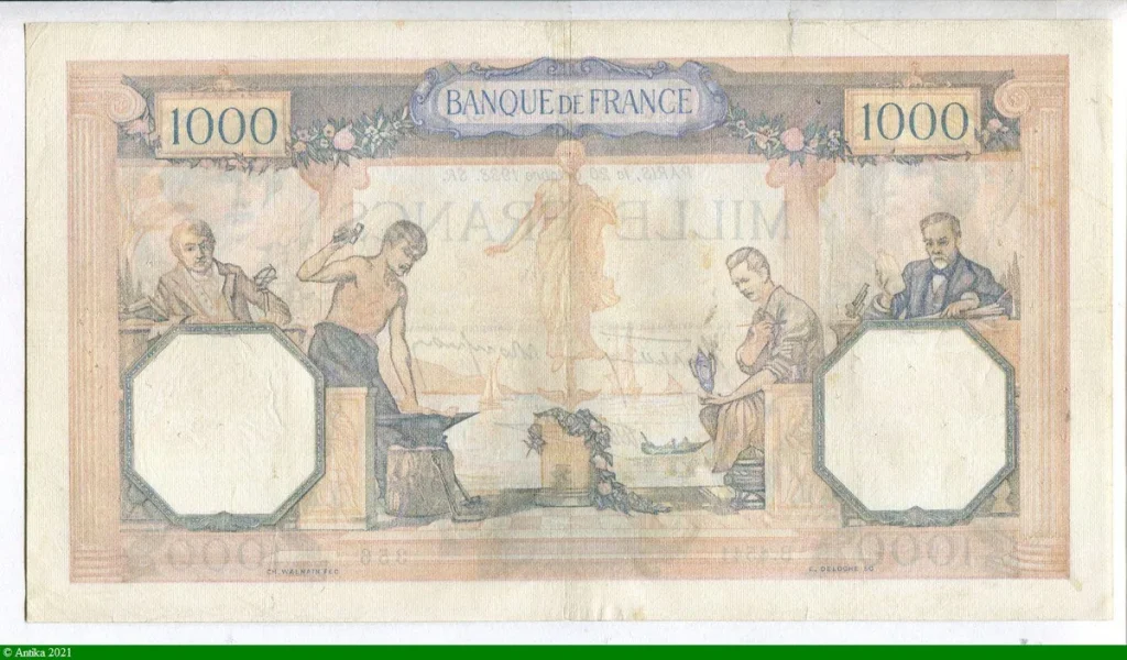 1000 FRANCS CERES & MERCURE - Type 1927 modifié