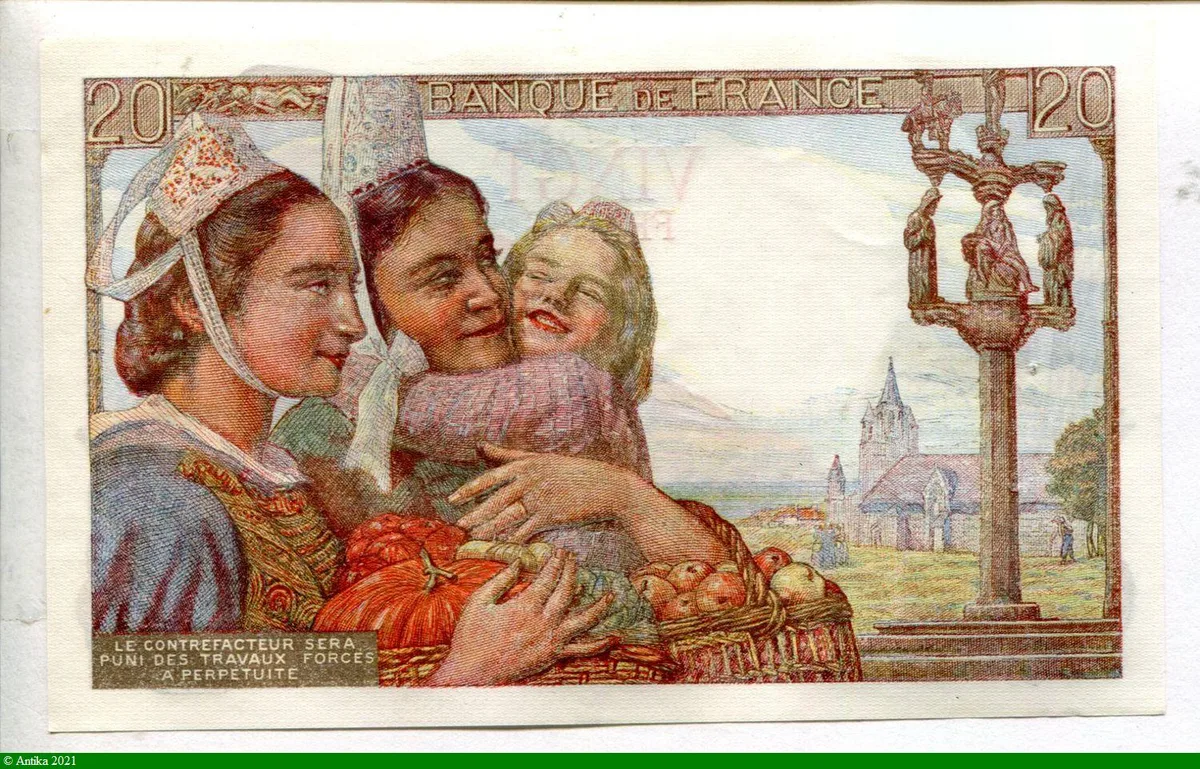 20 FRANCS PECHEUR - Type 1942