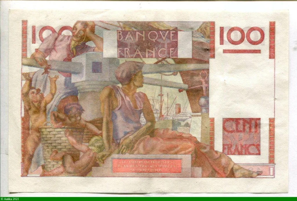 100 FRANCS JEUNE PAYSAN - Type 1945