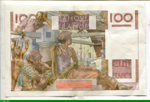 100 FRANCS JEUNE PAYSAN - Type 1945