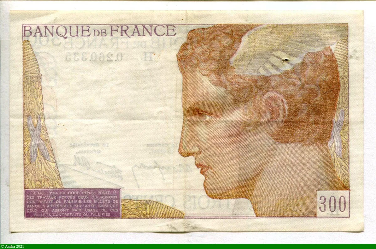 300 FRANCS - Type 1938