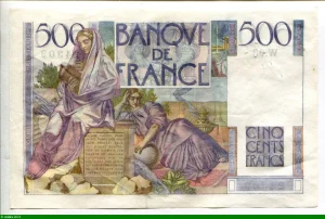 500 FRANCS CHATEAUBRIAND - Type 1945