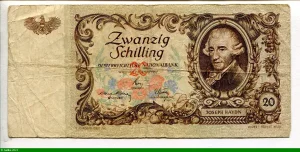 20 Schilling Joseph Haydn * * *