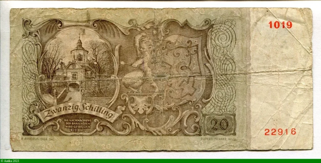 20 Schilling Joseph Haydn * * *