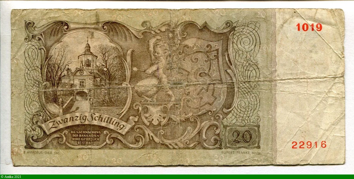 20 Schilling Joseph Haydn * * *