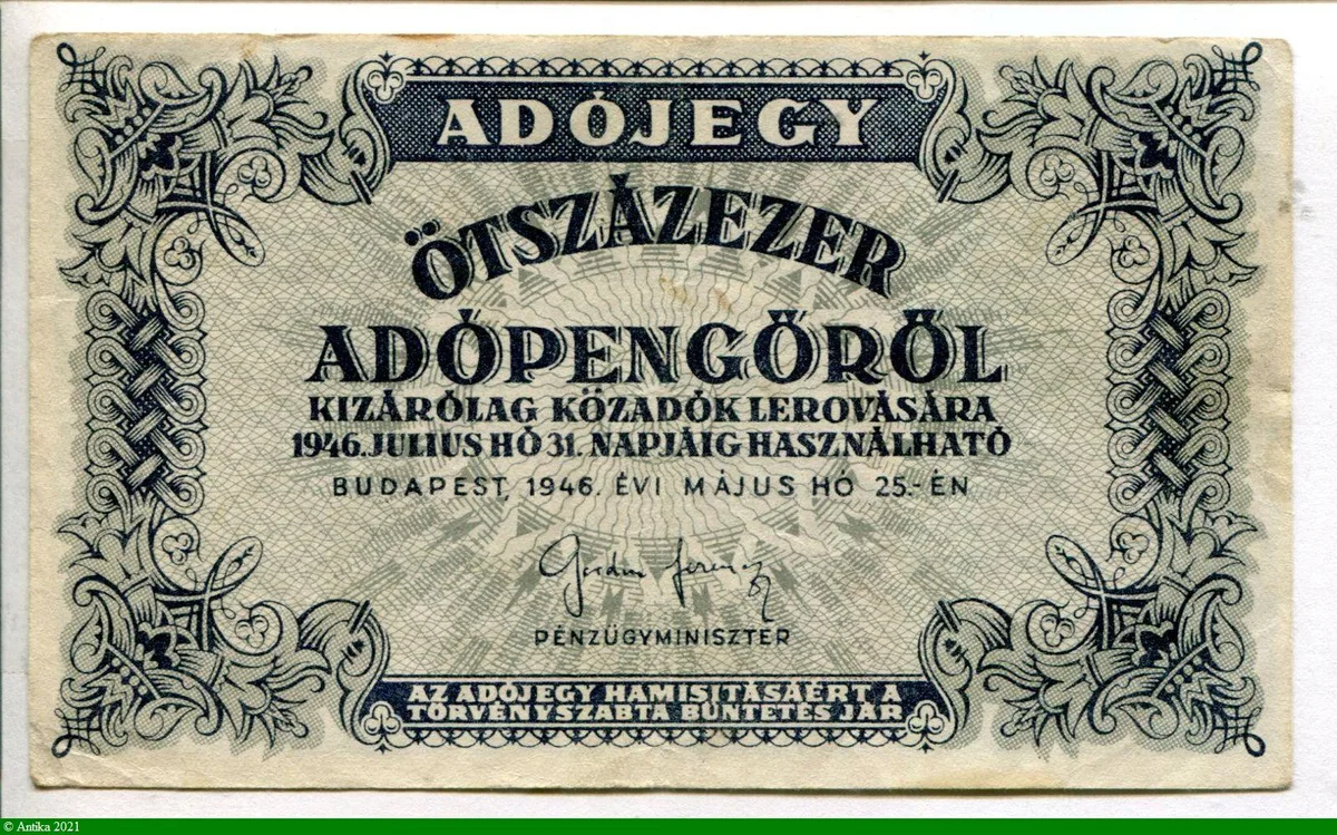 500 000 Otszazezer Adopengo