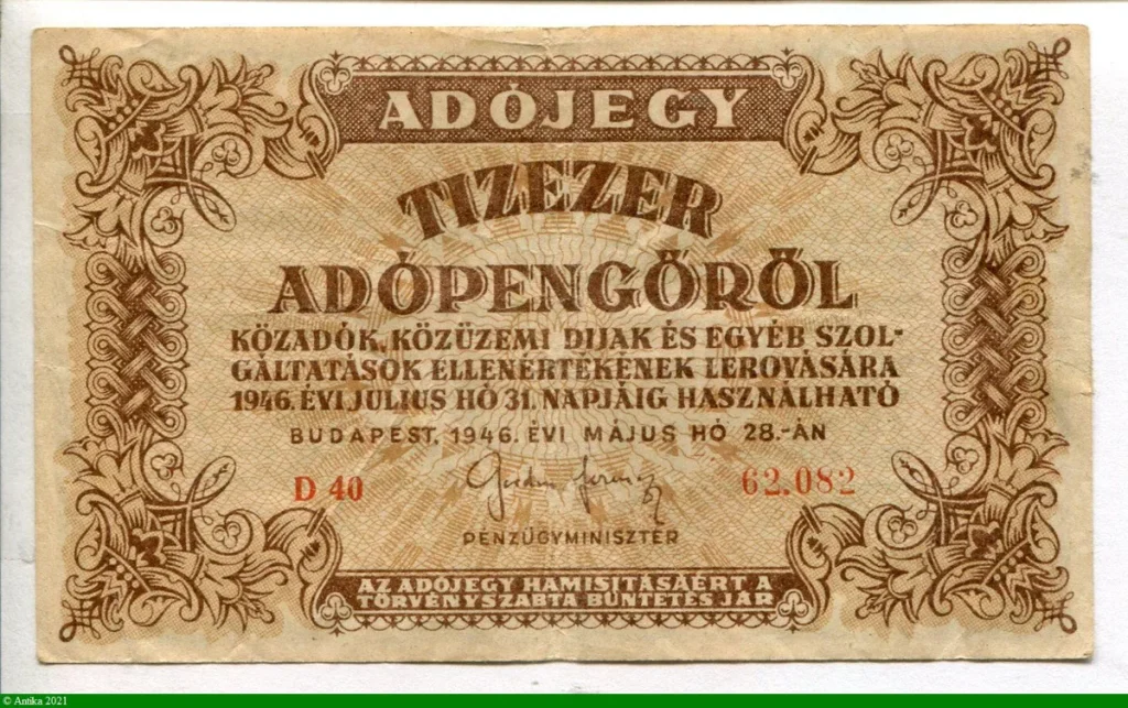 10 000 Adopengö Brun