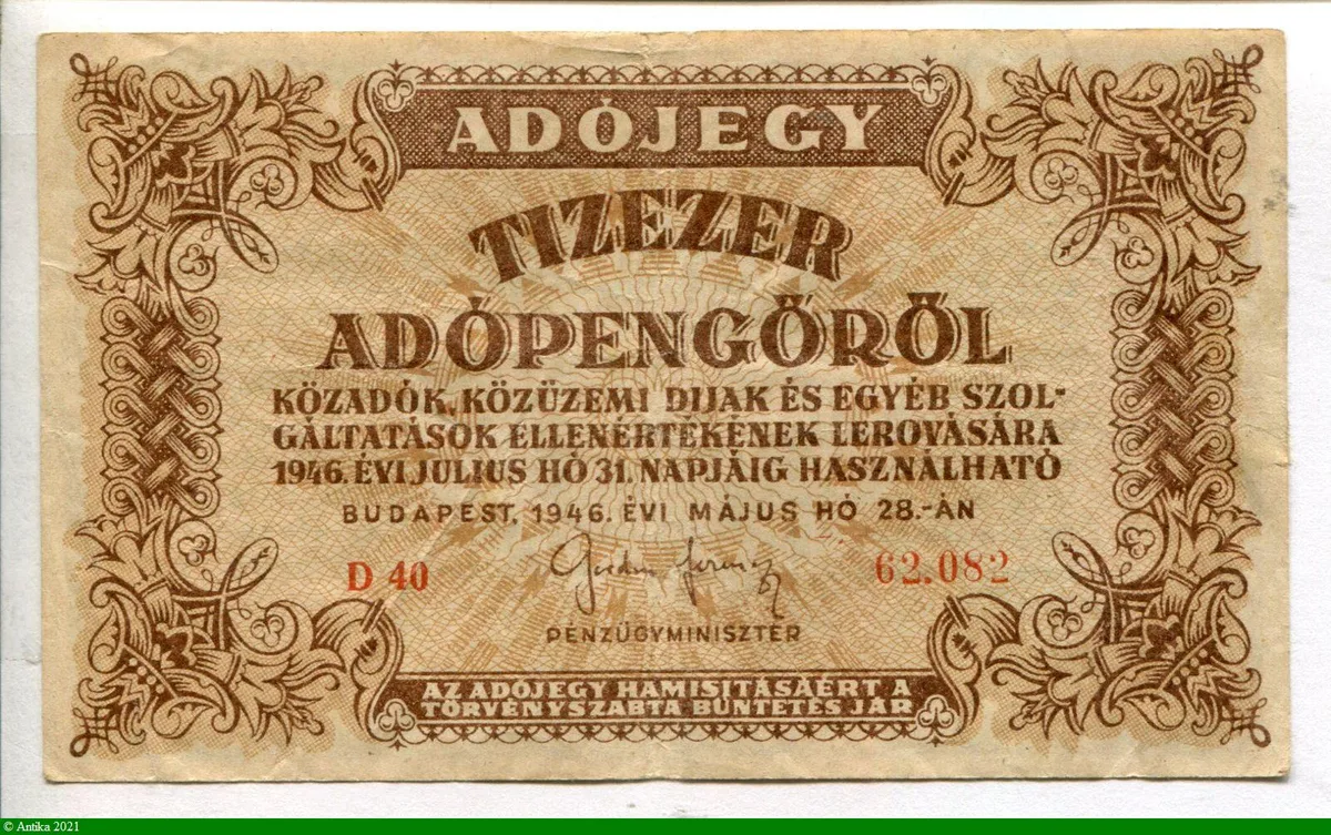 10 000 Adopengö Brun