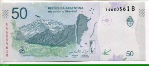 50 Pesos Condor & Montagne * * * Format Vertical