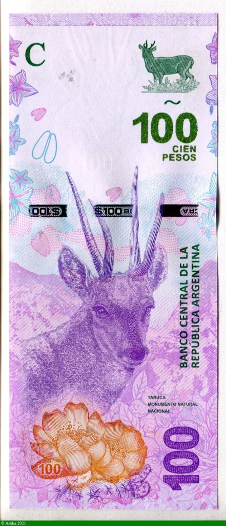 100 Pesos Taruca * * * * Format Vertical