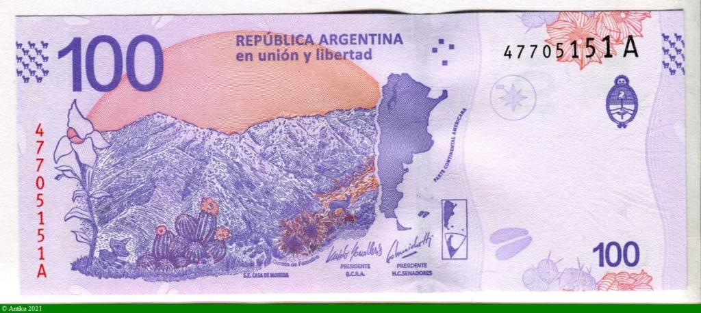 100 Pesos Taruca * * * * Format Vertical