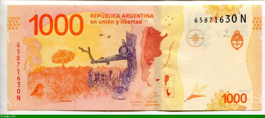 1000 Pesos Hornero Format Vertical PROMO
