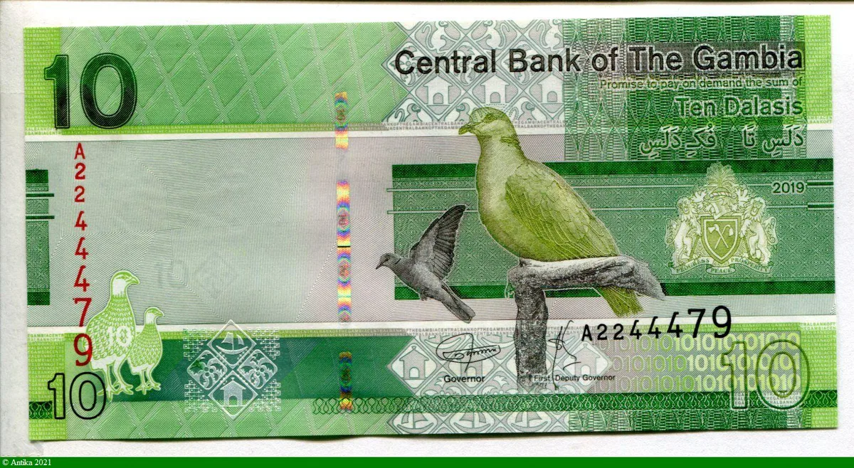 10 Dalasis Oiseaux * * * Superbe Billet