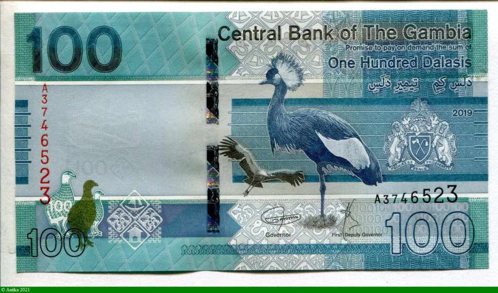100 Dalasis Oiseaux * * * Superbe Billet
