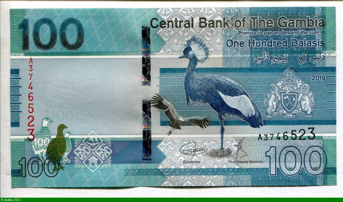 100 Dalasis Oiseaux * * * Superbe Billet