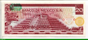 20 Pesos José Morales y Pavon * *
