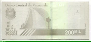 200 000 Bolivares Simon Bolivar & Mausolé * * * * * * NEW
