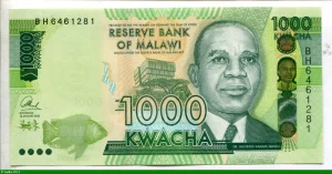 1000 Kwacha H.K.Banda * * * *